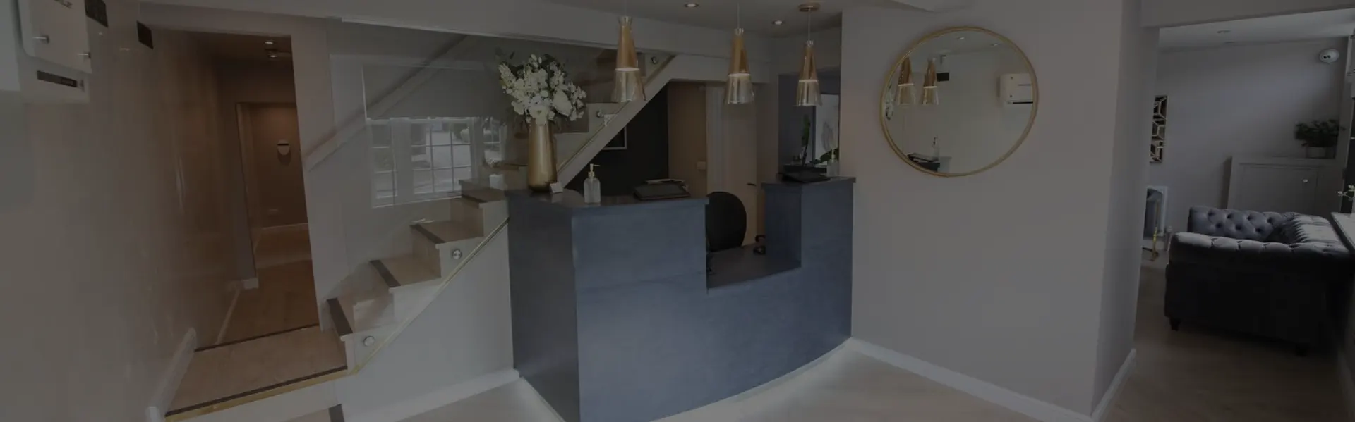 Reception area at York House Dental Practice