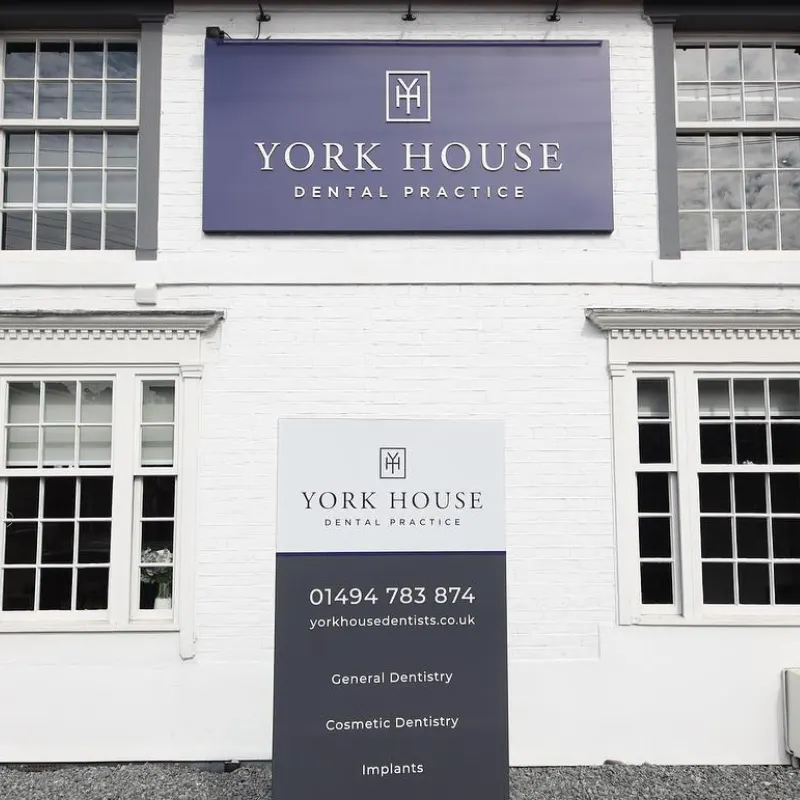 The front of York House Dental Practice in Chesham
