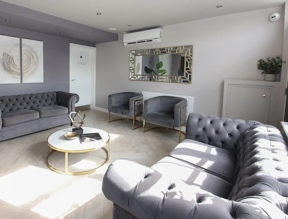 The patient lounge at York House Dental Practice